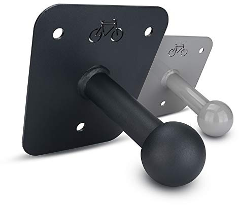HeyBro® Universal Wandhalterung für Fahrradträger - inklusive Befestigungsmaterial - optimale und stylische Halterung für Ihren Fahrradheckträger - Hingucker in jeder Garage und Keller