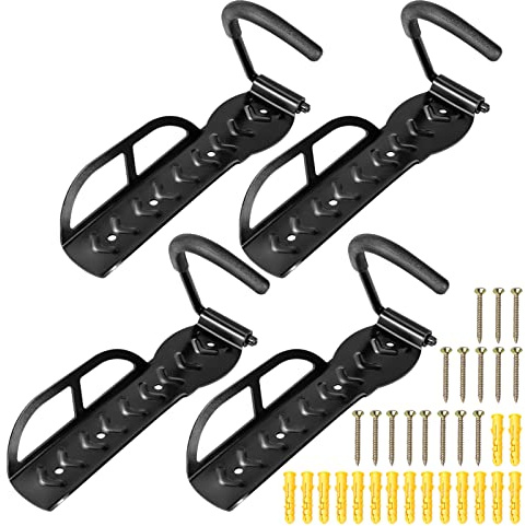 Shoze Bike Rack Wall Mount Bicycle Holders Vertical Cycle Storage Hanging Hooks for Home Indoor Outdoor Use