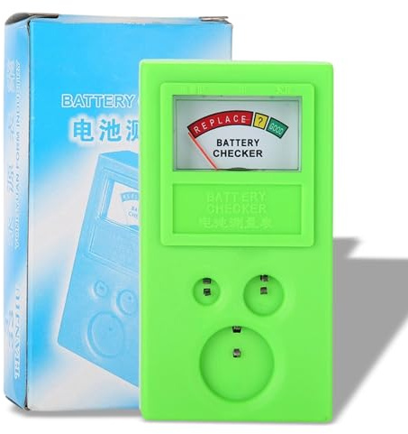 Semme Batterietester, Spannungsprüfer für Knopfzellen, Haushaltsbatterie Checker, Uhrreparaturwerkzeuge, Ideal für kleine Batterien Knopfzelle