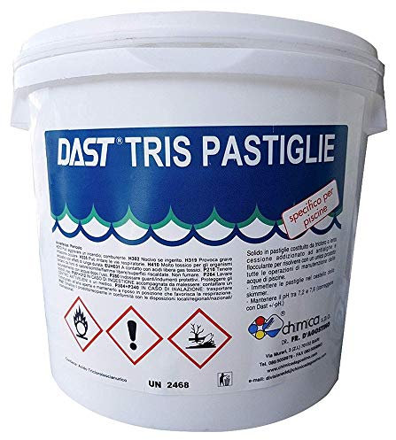Chimica D'Agostino Dast Tris Pastiglie Multifunzione Piscina