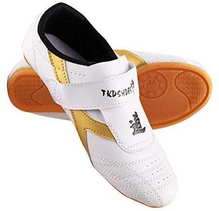 Wakects Taekwondo-Schuhe, Turnschuhe Kung Fu Tai Chi Atmungsaktive Schuhe für Erwachsene und Kinder, Taekwondo Sportschuhe Training (35 (225 cm)-225 cm