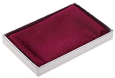 Tinitex Einstecktuch rot weinrot reine Seide 25x25cm einfarbig uni