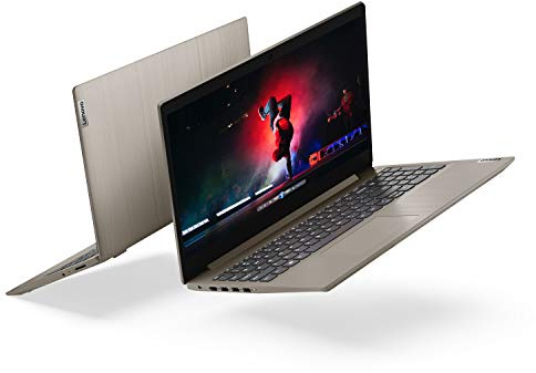 Lenovo Ordinateur portable IdeaPad 3 15, processeur Intel Core i5-1035G1 Quad-Core, mémoire de 8 Go, disque SSD de 256 Go, Windows 10, amande