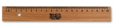 Holz-Lineal / Länge: 20cm