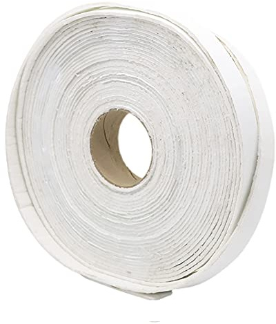 GOONSDS Cinta Ignífuga De Fibra Cerámica - Aislamiento De Cinta De Junta Plana para Alta Temperatura,10mmx3mmx20m