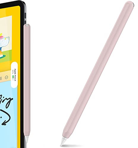 AHASTYLE Silikonhülle für Apple Pencil Pro und Apple Pencil 2. Generation | Komfortabler Griffhalter, Ultradünn, Weiches Silikon, mit Magnetischem Laden, Doppeltippen, Drücken, Haptischem Feedback