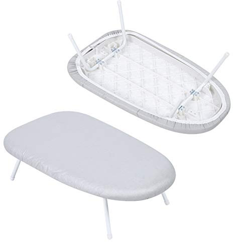 AXOC Bureau de Repassage, Planche à Repasser en Tissu Anti-brûlure Ignifuge Tube en Acier Bonne Dissipation de la Chaleur antidérapante pour Magasin de Lavage à Domicile