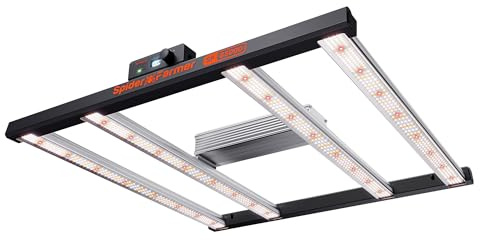 Spider Farmer Cost-Effective G3000 LED Grow Lampe 300W, Smarte APP Steuerung, Bridgelux Dioden LED Pflanzenlampe Vollspektrum Grow Light Dimmbar Wachstumslampe für Gemüse Blume 90x90CM