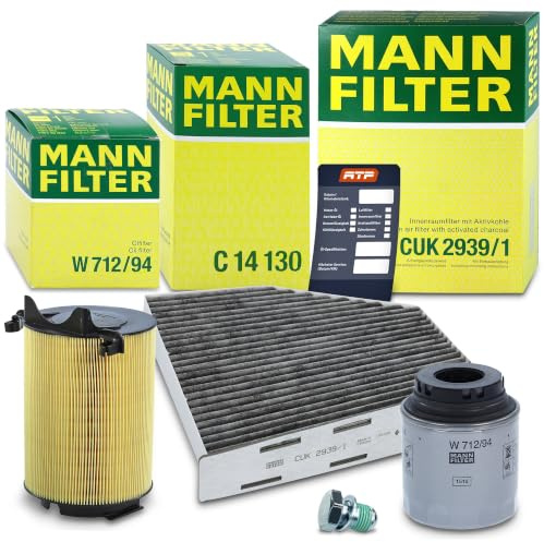 MANN-FILTER Inspektionspaket Filterset 1x Ölfilter, 1x Luftfilter, 1x