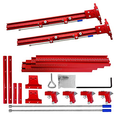 HUIOP Sistema di binari di Guida paralleli per la Lavorazione del Legno Sega Circolare elettrica Macchina per incidere di binari Scanalatura Strumento ausiliario per binari di Scorrimento paralleli