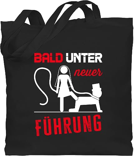 Shirtracer - Baumwolltasche - JGA Junggesellenabschied Männer - Bald unter neuer Führung