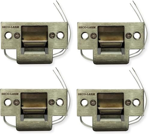 Seco-Larm SD-991A-D1Q Mini-Türschläge, ohne Schnitt, für den Innenbereich, wandelt zylindrische Schloss-Sets in ein elektronisches zugangskontrolliertes Schließsystem um, Edelstahlhalter