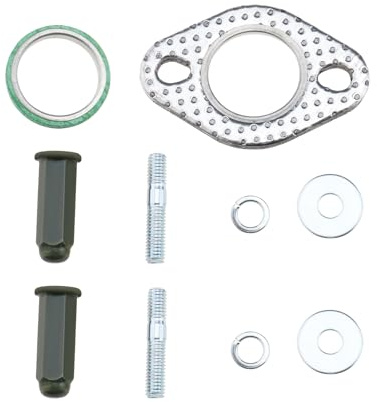 YINETTECH 1 Set Joints d'écrou de Goujon d'échappement Compatible avec Moteur GMB139 50cc 70cc 90cc 110cc 125cc 150cc pour Scooters VTT Go Karts Cyclomoteurs Quad
