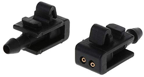 DUANSIYU ScheibenwaschdüSe 2pcs Car Front Windschutzscheibe Waschmazle Düsenstrahl Fit for Renault Megane 2 Scenic 2 8200082347 ScheibenwaschdüSe
