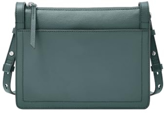 Fossil Women's Taryn Blue Leather Crossbody Bag, ZB1894451