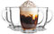 Glasmark KROSNO 1992 Kubas Lot de 4 verres à café glacés pour cappuccino Passe au lave-vaisselle 4 x 400 ml