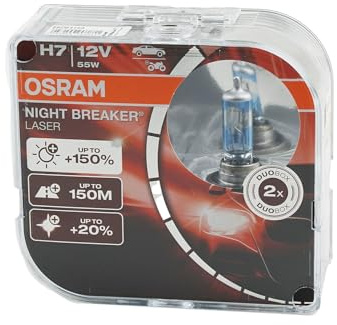 Johns, H7 2x Night Breaker H7 Glühbirne Glühleuchte Glühmittel 2x Glühlampe