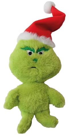 Aumüller Menta Muffel con gorro de Papá Noel, juguete para gatos con hierba gatera