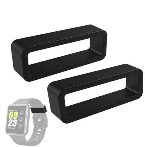 Custode del cinturino 'orologio, anello del cinturino 'orologio, Confezione da 2 supporti morbidi per cinturino 'orologio, per orologi, Anelli di fissaggio per cinturini, Fermo per cinturino