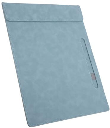 VILLFUL Lavagna Magnetica Portatile Blu Supporto per Scrivere in Pu, Tavoletta Multifunzione per Casa e Ufficio, Blocco per Appunti e Documenti