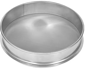 Setaccio per Farina 20cm, 150 Mesh Farina Setaccio Rotondo in Acciaio Inossidabile, Fine Setaccio per Farina Professionale, Setaccio da Cucina a Maglia Fine per Scolare Riso Cereali Frutta Verdura