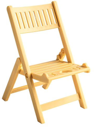 YUOIUX Soporte para teléfono móvil con forma de silla, soporte para teléfono de escritorio, apto para la mayoría de teléfonos inteligentes y tabletas portátiles