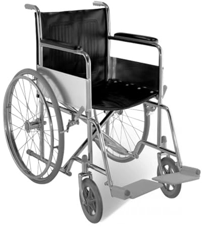 CFMAIF Rollstuhl für den Sport, Ultraleicht Rollstühle mit Selbstantrieb, Transportrollstühle für die Wohnung und Unterwegs, Aluminium(42cm/16.2in seat,Black)