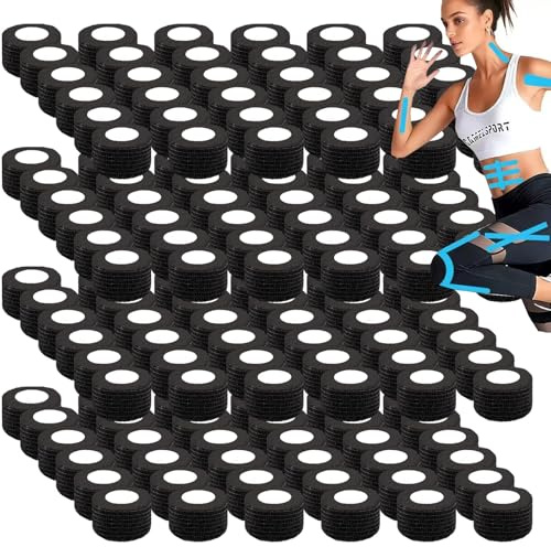 Selbstklebender Verband 144 Rollen,2.5cm x 4.5m Pflaster Rolle Verbandsmaterial, Elastische Binde Bandage Fixierbinde Haftbandage Selbstklebend für Sport,Handgelenk Vet Wrap Katze Hund Pferd (schwarz)