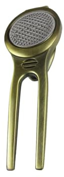 LIXSAZSE Portable Golf Pitchfork with Clip Reusable Putting Green Tool Remover Training Aids Repair Accessories Gifts