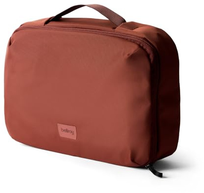 Bellroy Hanging Toiletry Kit Plus (8 Liter hängende Kulturtasche für unterwegs) - Clay