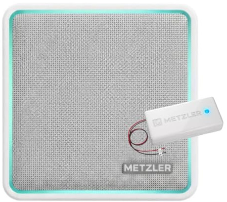 Metzler Funksignal Weiterleitung - Funkkonverter für bestehende Klingelanlagen - Funk-Gong Set (MT4.0 - Einbau & Batteriesender, Batterie Empfänger)