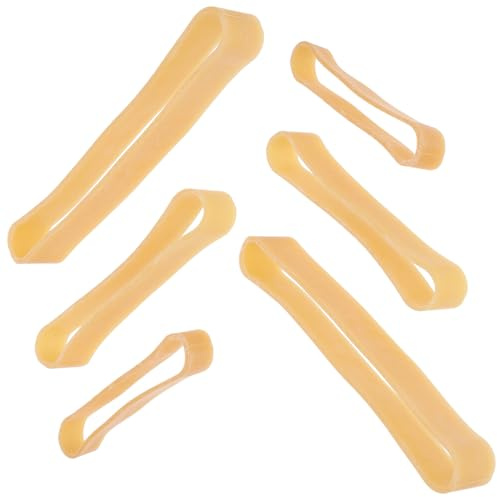 ARTSEWPLY 6 pièces Bandes Élastiques Épaisses Caoutchouc pour Fixation de Moules Plâtre et Plastique Assorties pour Loisirs Créatifs et Bricolage