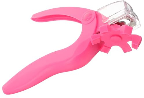 VALICLUD Falsche Nagelknipser Nagelcutter aus Edelstahl mit Rutschfestem Griff Stabiler Maniküre Kunstnagel trimmer für Präzises Schneiden und Formen von Fake Nails Langlebiges