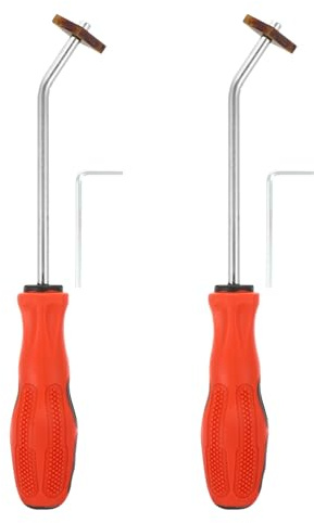 KOMBIUDA 4 Pcs Dual-head Grout Removal Tool with Alloy Blades for Tile Joint Cleaning Caulking Scraper for Bathroom and Kitchen Fits Various Tile Seam Widths Easy Carry and Precise Detail