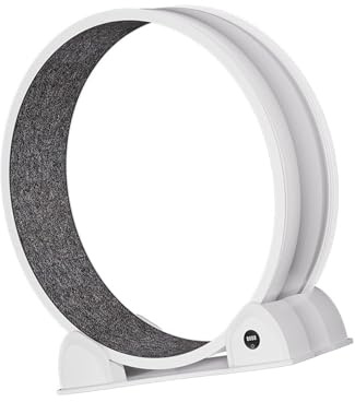 CHIZISX Quiet Cats Running Wheel for Home Use Promotes Active Exercise Board for Big Pet Up to 12kg Cats Running Wheel