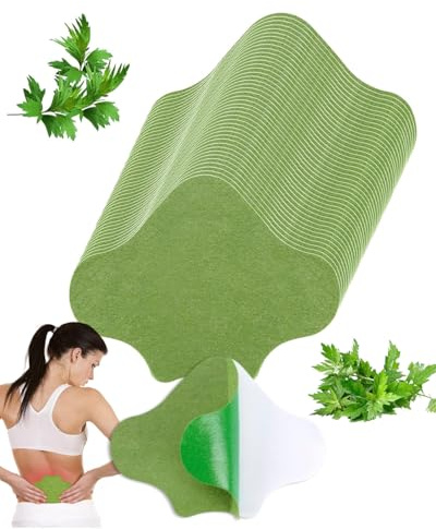 ZKUNL 100 stycken värmeplåster för rygg, pain relief patch rygg knä lumbal, patch naturliga örter och ingredienser för ömhet i musklerna, muskelleder avkoppling