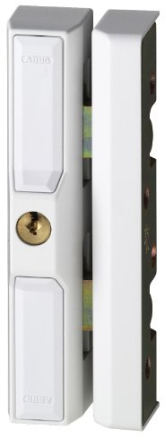 ABUS Verrou de Fenêtre DF88 AL0145 - Dispositif de Verrouillage des Fenêtres de Toit, à Verrouillage Identique - Niveau de Sécurité 8 - 31725 - Blanc