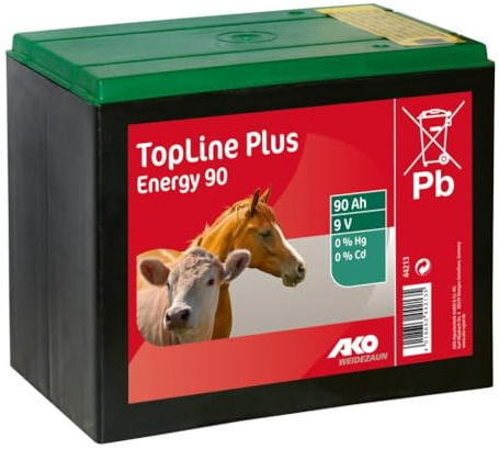 AKO Fencing Batterie 9 V 90 Ah Topline Plus Energy 90