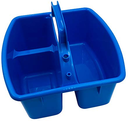 Gies 5559 Mehrzweckkasten 25,5 x 26,5 x 12,5 cm Flaschenträger Flaschenkorb Tragekorb Mehrzweckkorb Gerätekasten Werkzeug-Korb Werkzeugkasten Multifunktions-Tragekorb (blau)