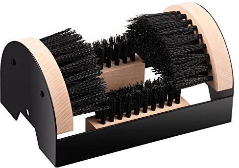 Jazooli Boot Scraper Outdoor | Stiff Bristle Boot Cleaner Brush Outdoor Mat | Muddy Shoe Cleaner, Boot Brush Mud Remover, Football, Heavy Duty Scraper/Shoe Brush