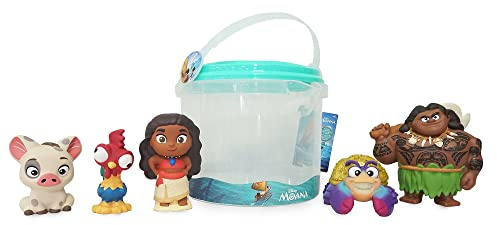 Disney Store Officiellt badset (Moana) – badtillbehör för barn med älskade Disney-karaktärer – färgglada och roliga nödvändigheter för badtid för barn – lämpliga för alla åldrar