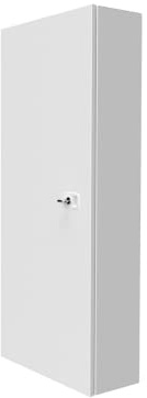 Coffret d'habillage avec serrure à clé pour tableaux électriques en acier blanc - H 790 x L 340 x P 140 mm - Ref. RCH300GSS - Marque ATOLE