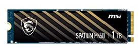 MSI SPATIUM M450 PCIe 4.0 NVMe M.2 1TB SSD da gioco interno fino a 3600MB/s NAND 3D Fino a 600 TBW