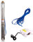 ZYIY 1Hp Tiefbrunnenpumpe 4Zoll Edelstahl-Tauchtiefbrunnenpumpe Max Durchfluss 5.6m³/h Förderhöhe 236ft Tauchpumpe für Brunnen1,5Auslauf 66Fuß Kabel BohrBrunnenpumpe für industrielleGartenBewässerung