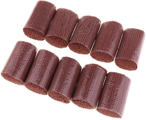 10 Pieces Rug Yarn Precut Wool Assorted Acrylic Yarn,Knit Wool Latch Hook Yarn DIY Knotted Rug Yarn fit for Ball Woven/Carpet Cushion Handicrafts/Pillows (Brown)