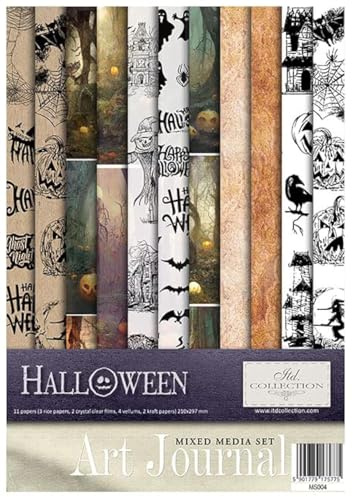 ITD Collection -Scrapbooking Paket A4 Zubehör-Decoupage Set-Scrapbook Papier Satz mit Pergamentpapier-Größe 210x297mm (MS004 - HS code 48021000)
