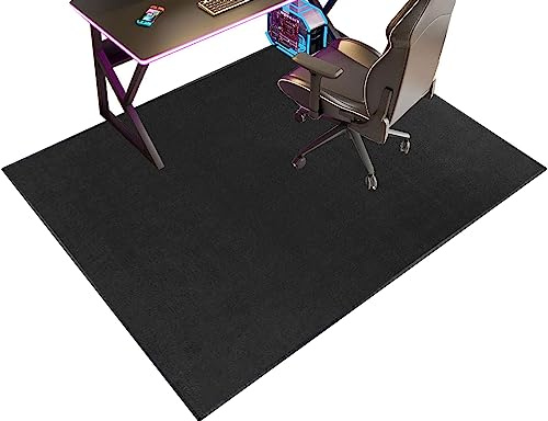 TOYOCC Bodenschutzmatte 160 x 180 cm Großformat Bürostuhl Unterlage für Hart Boden, rutschfest Stuhl Unterlage Gaming Teppich Stuhlunterlage Bürostuhlunterlage Schreibtischstuhl Unterlage Bodenmatte