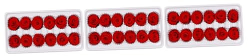 Alipis 36pezzi Bouquet Di Immortali Per Decorazioni Nuziali e Regali Di Fiori Conservati Eleganti Scatola Rossa