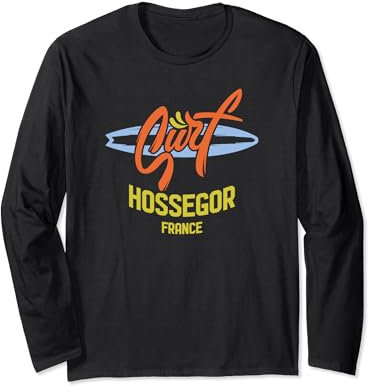 Surf Hossegor, Surfing Hossegor in Frankreich, Crossboard Langarmshirt