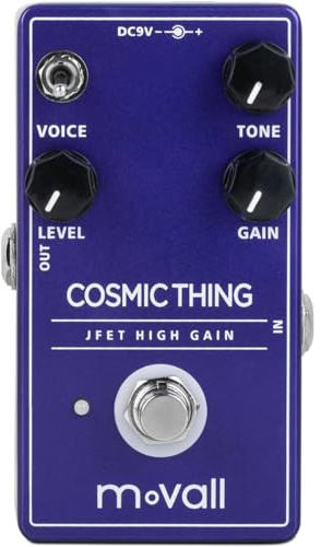 Movall MP-101 – Cosmic Thing Jfet High Gain, Hi-Gain Overdrive Gitarrenpedal, geeignet für Rock/Metal